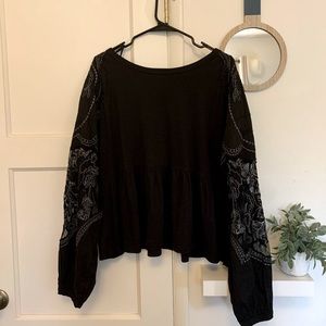 Free people Long sleeve blouse